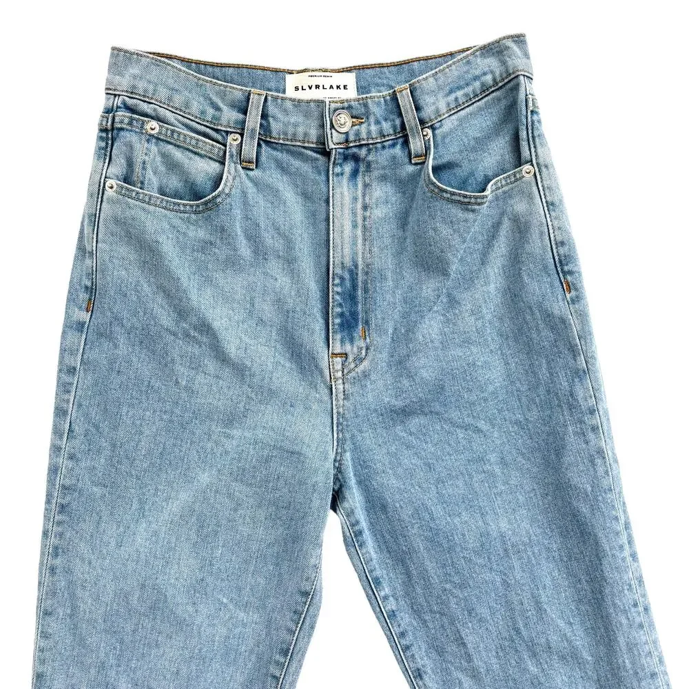 SLVRLAKE BEATNIK ANKLE JEANS HIGH RISE WOMEN SIZE 28 - Picture 10 of 16